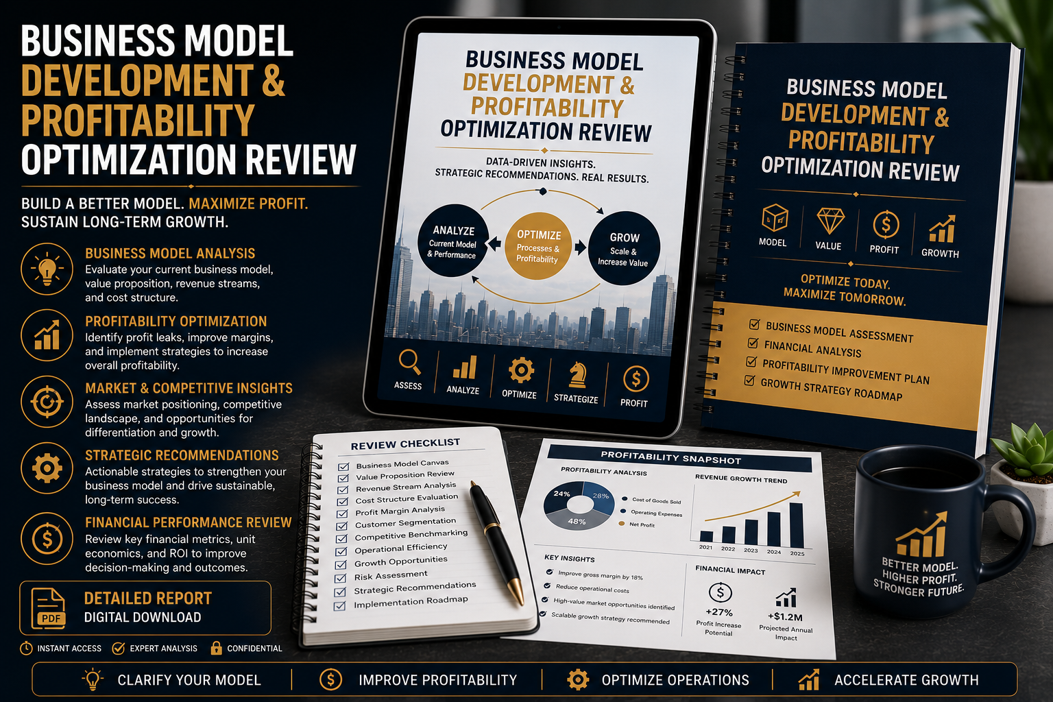 Business Model Development & Profitability Optimization Review