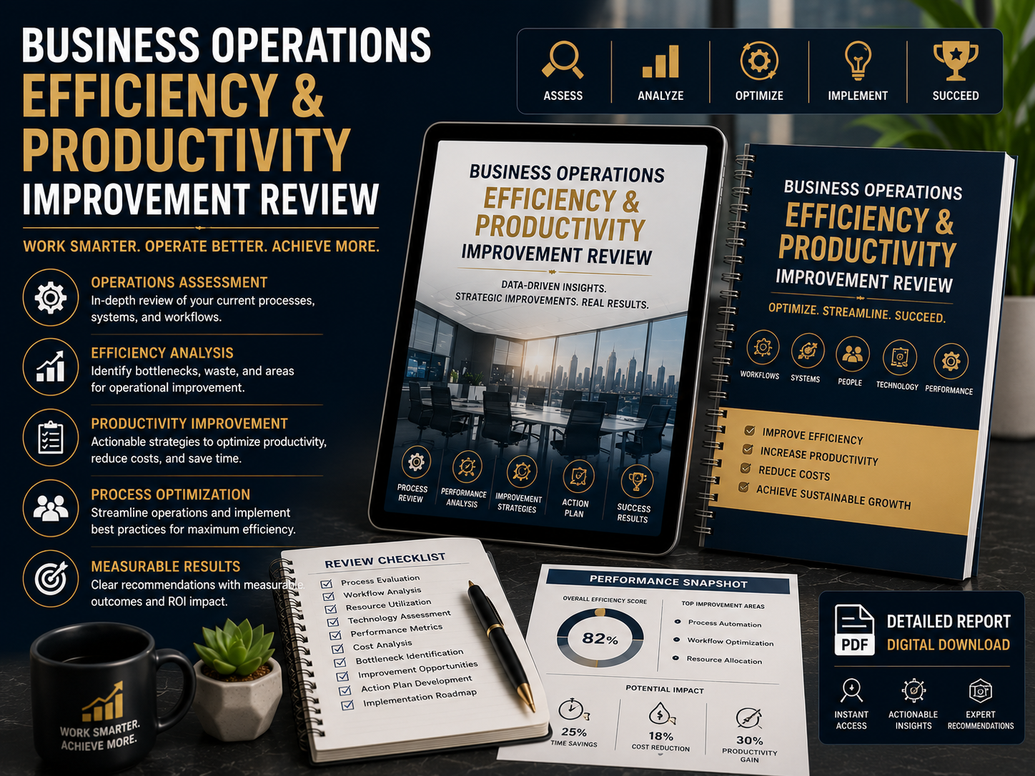 Business Operations Efficiency & Productivity Improvement Review