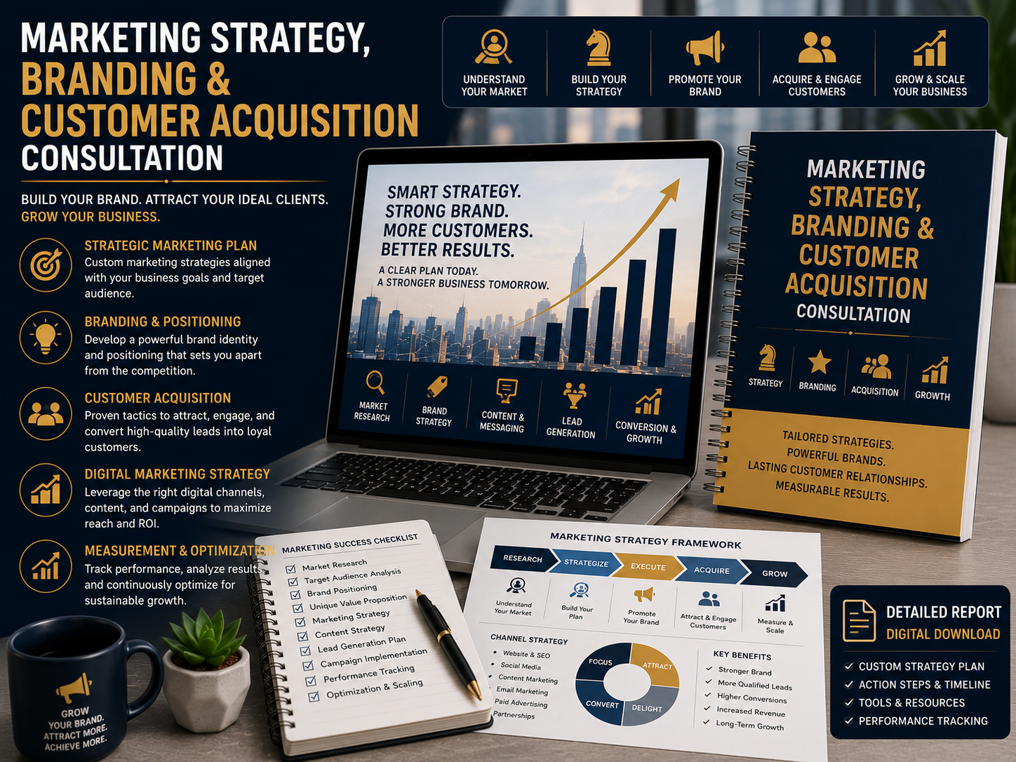 Marketing Strategy, Branding & Customer Acquisition Consultation